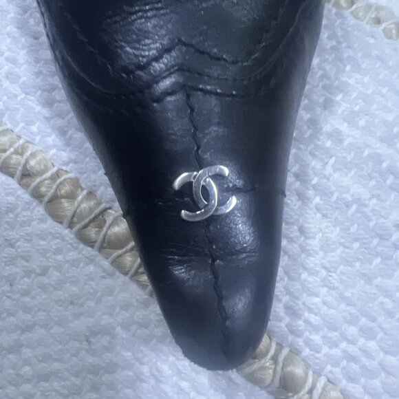 Chanel Women Booties 100 % Authentic Vintage Size 38. - Picture 5 of 8